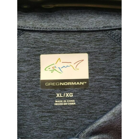 Greg Norman 1/4 Zip Pullover Shirt, Men's XL, Blue, Long Sleeve, Worn Once - Picture 4 of 7